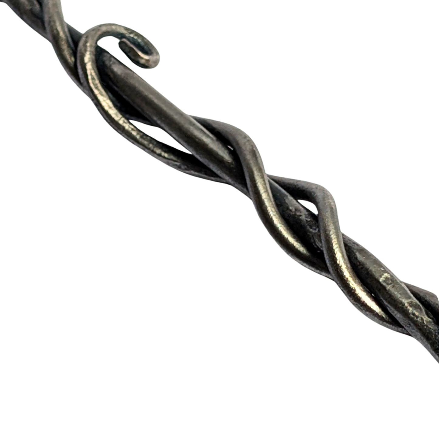 Close-up of The Aurelian Coil Wand tip and metal detail