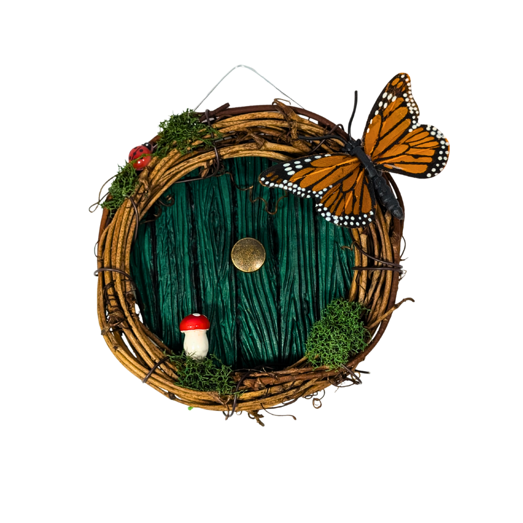 Handmade Fairy Door Wreath