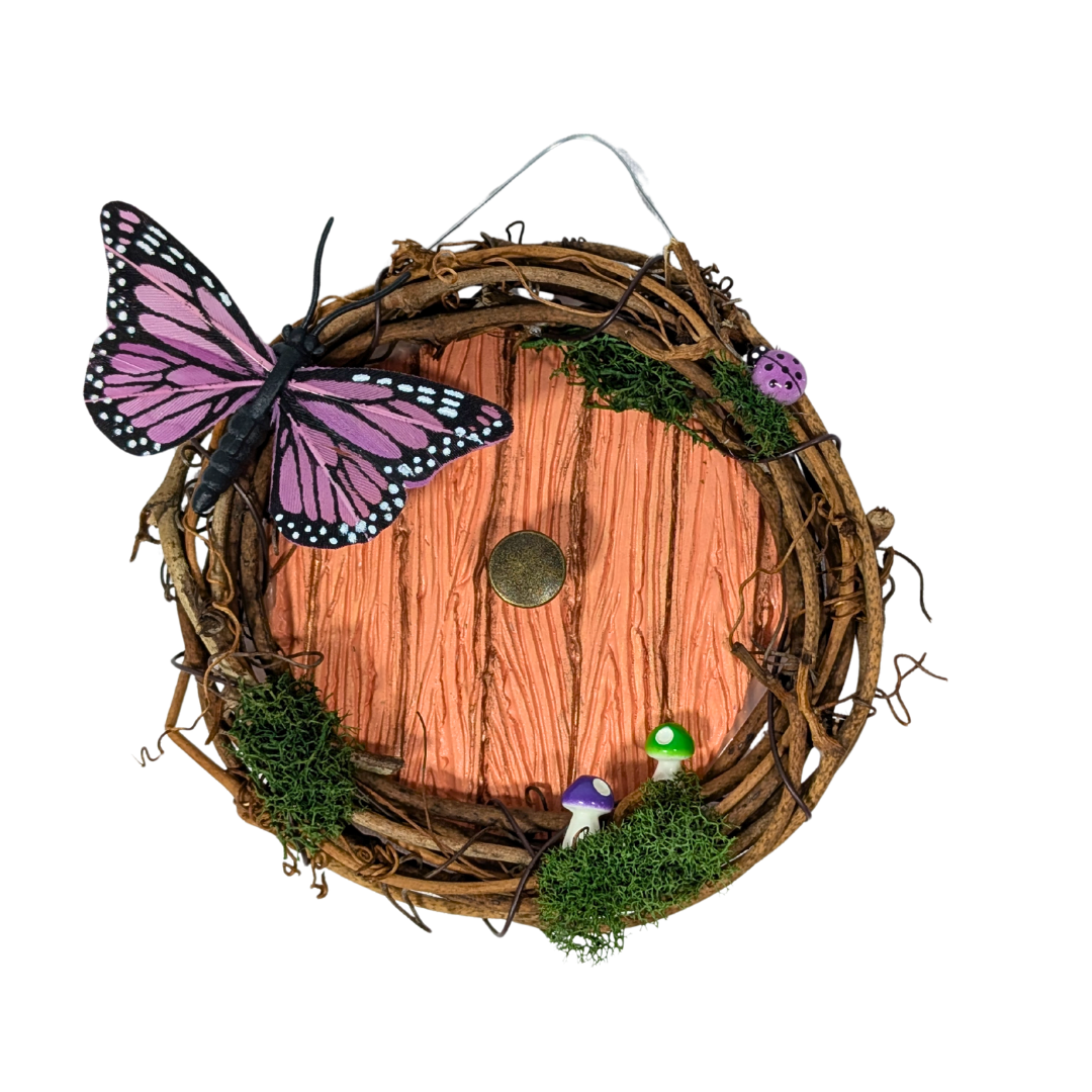 Handmade Fairy Door Wreath