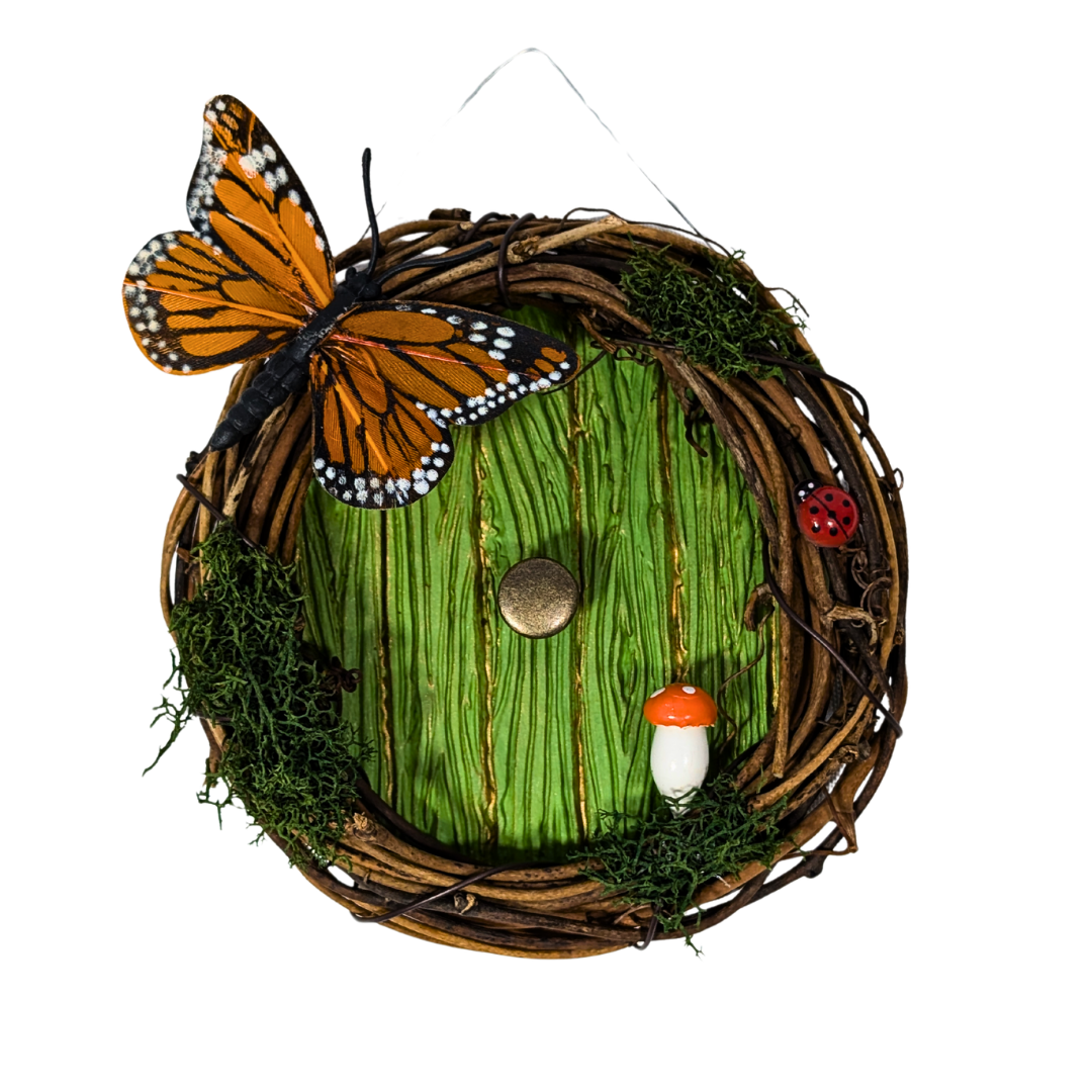 Handmade Fairy Door Wreath