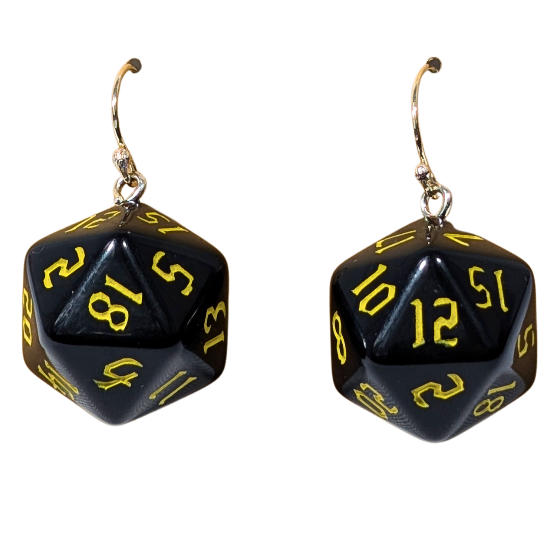 D20 Dice Earrings