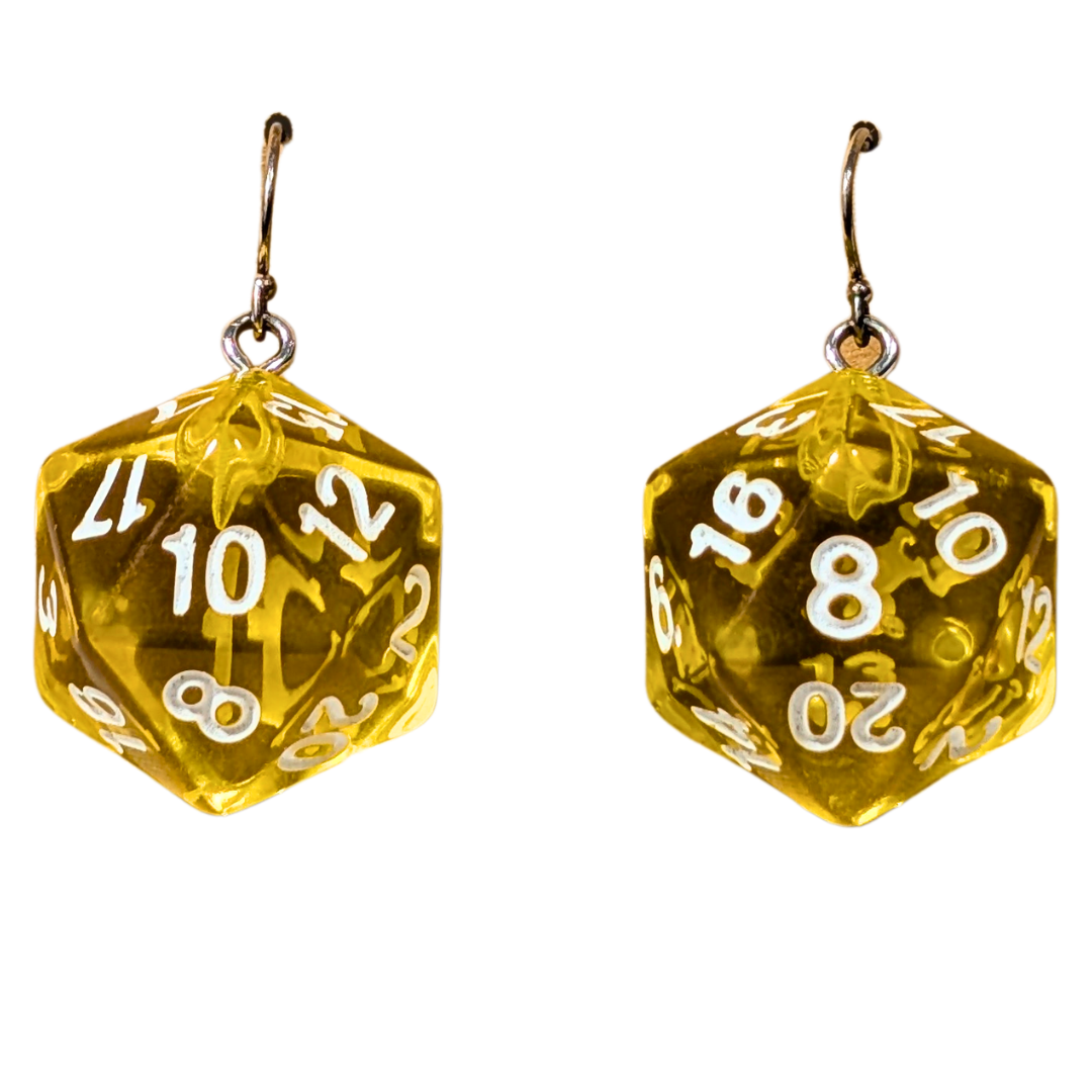 D20 Dice Earrings