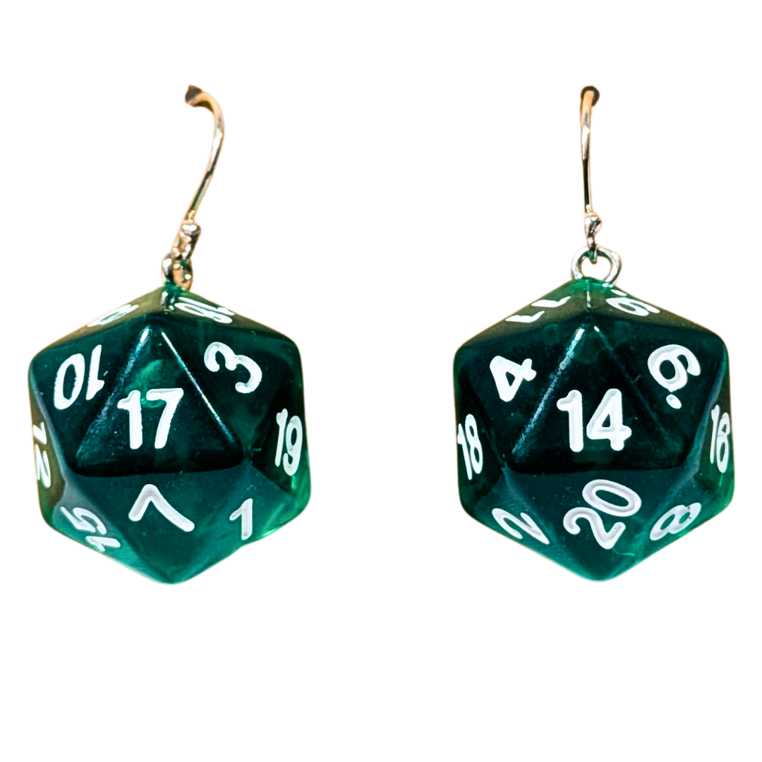 D20 Dice Earrings