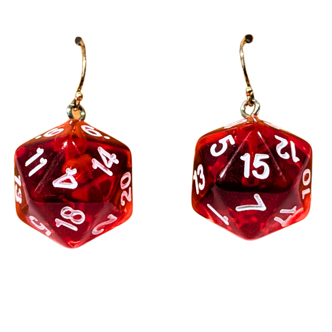 D20 Dice Earrings