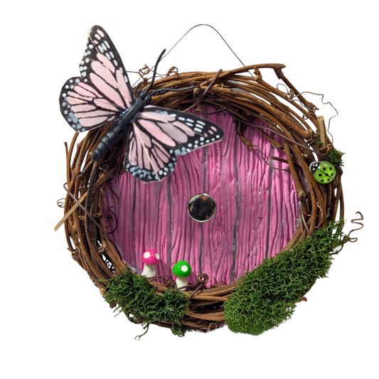 Handmade Fairy Door Wreath