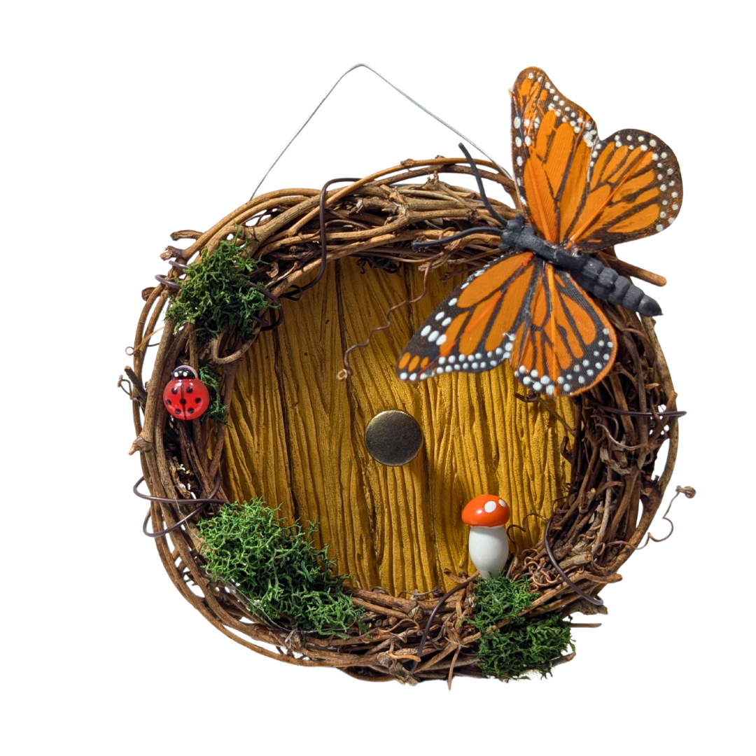 Handmade Fairy Door Wreath