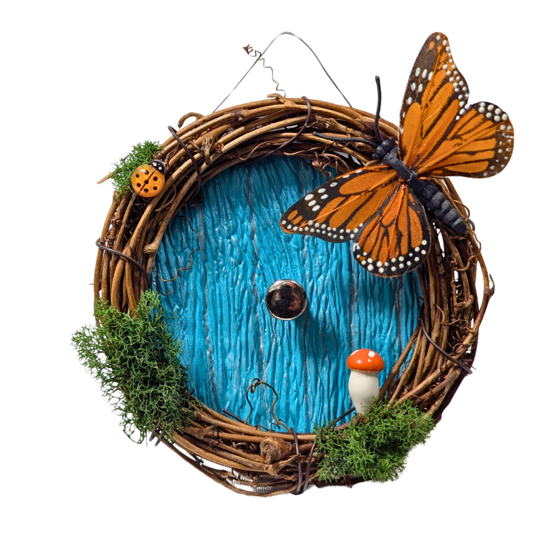 Handmade Fairy Door Wreath