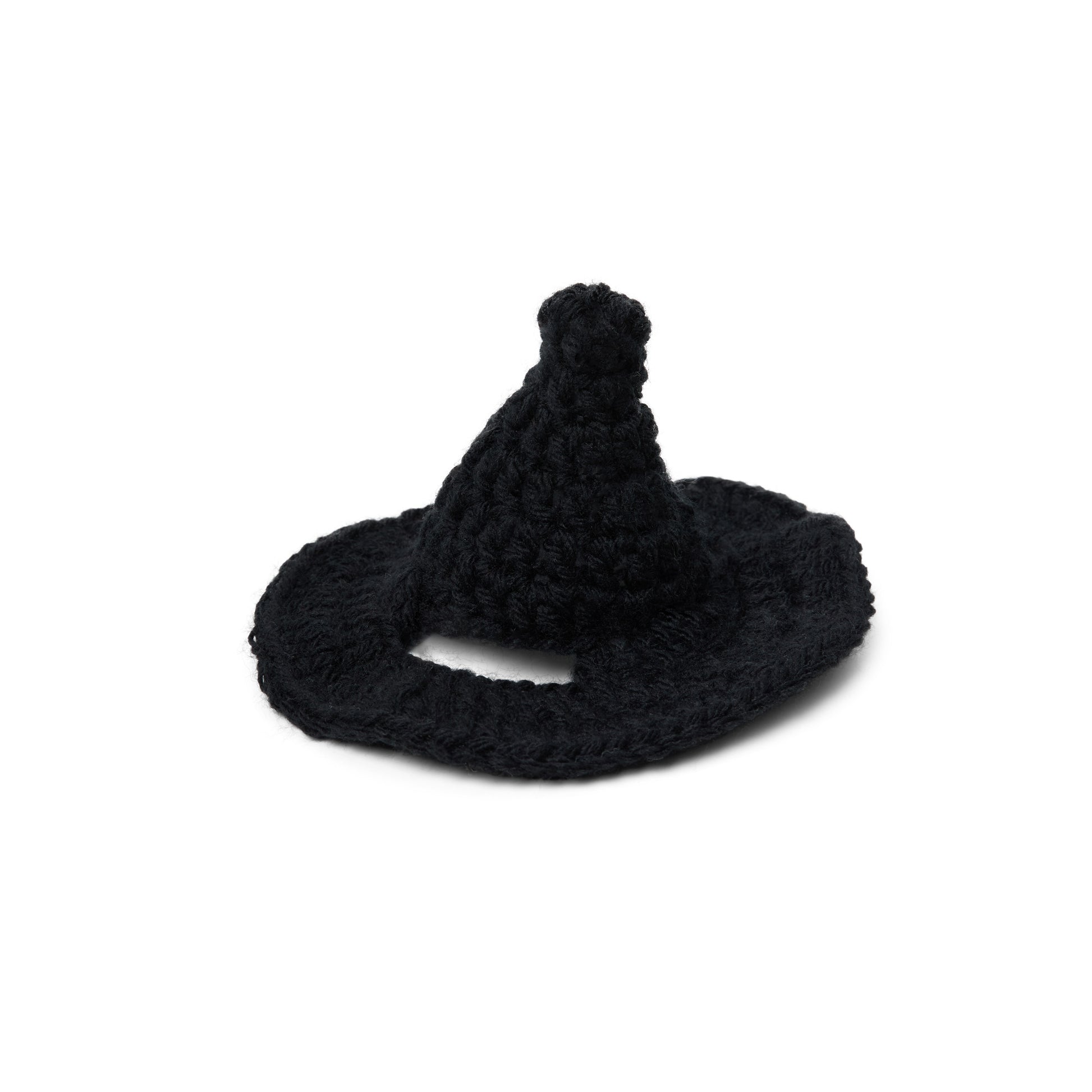 Black handmade cat wizard familiar hat by Gumm Studio