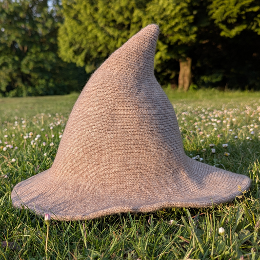 Beige Wizard / Witch Hat