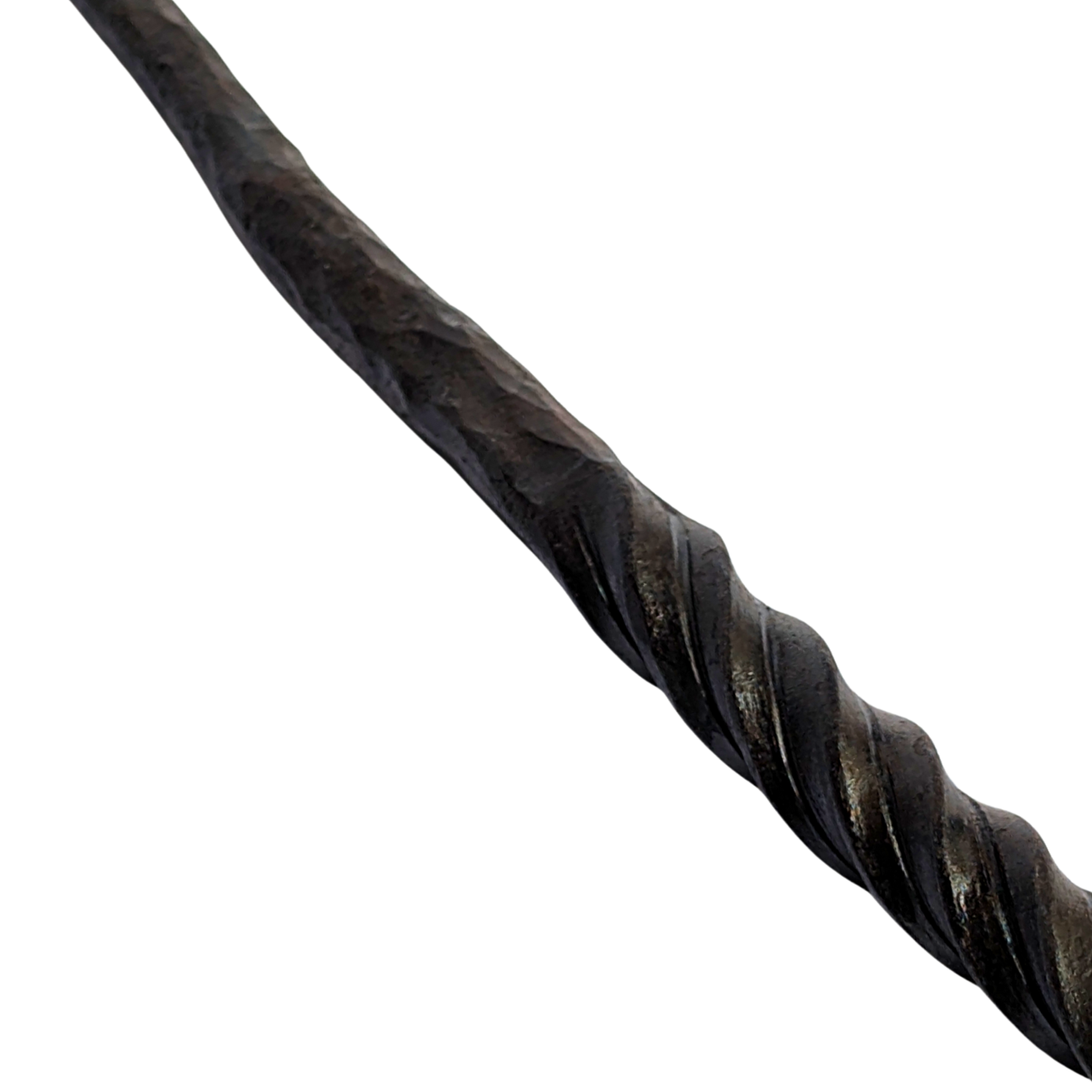 Close-up of The Seventide Wand tip and metal detail