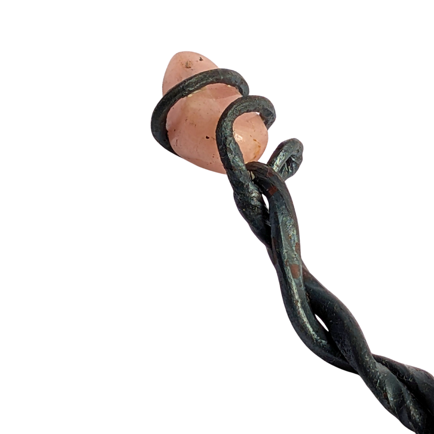 Close-up of Thorned Heart Wand tip and metal detail